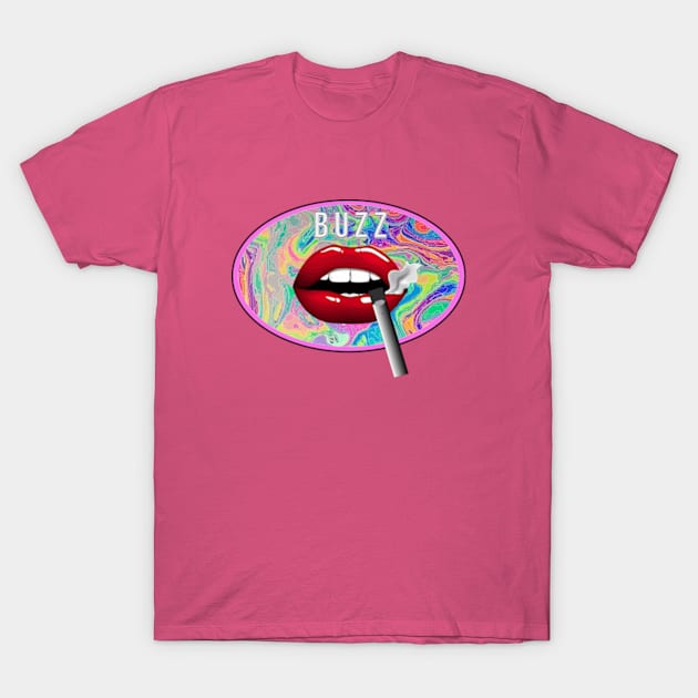 Buzzed Lip T-Shirt by RecklessPlaya